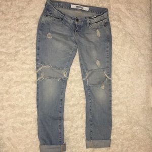 Brandy Melville light wash ripped jeans